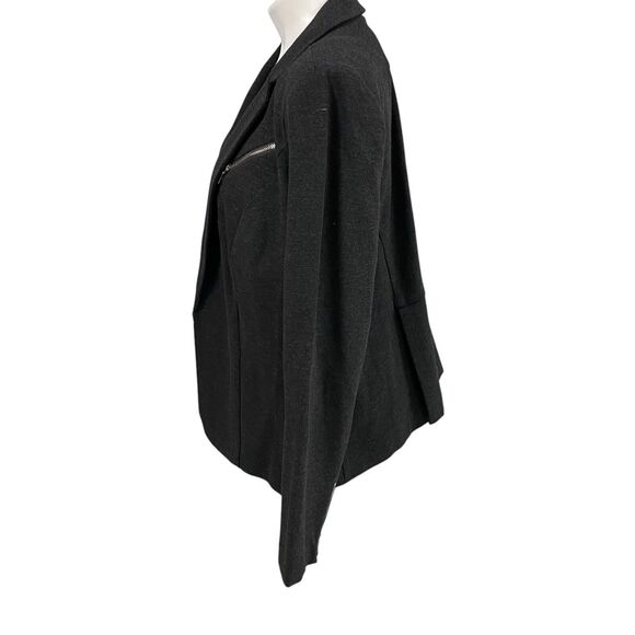 6th & Ln Blazer Womens Size 20 Gray Knit Basic Jacket Corpcore Office Boardroom - Picture 15 of 16